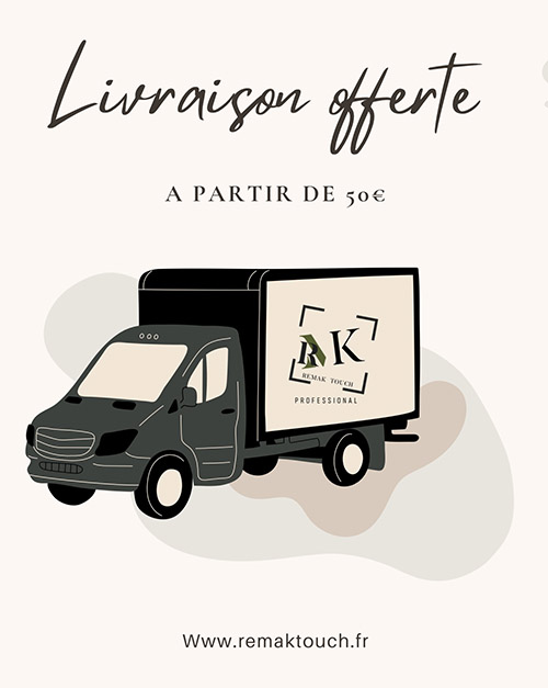 Livraison offerte à partir de 50€